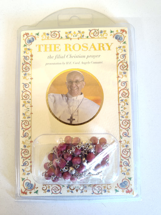 Rosary and Book Pope Francis
