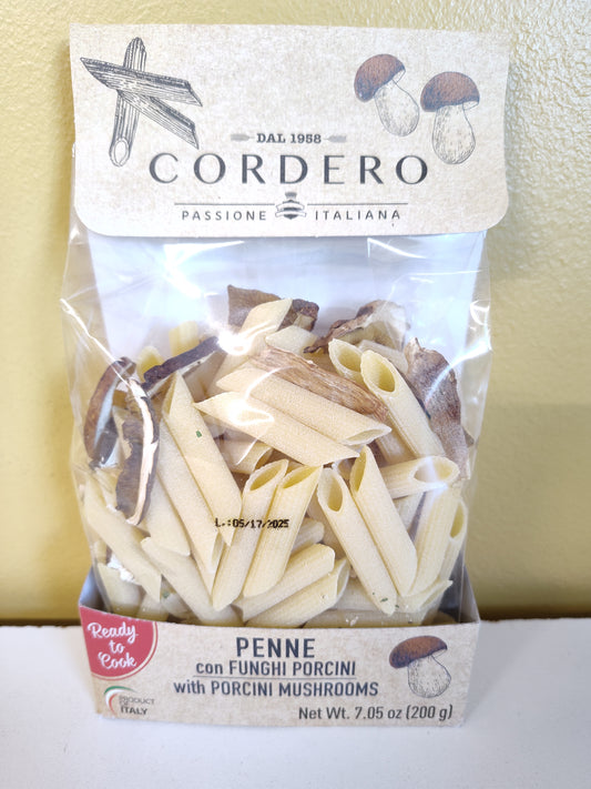 Cordero Penne with Porcini Mushrooms