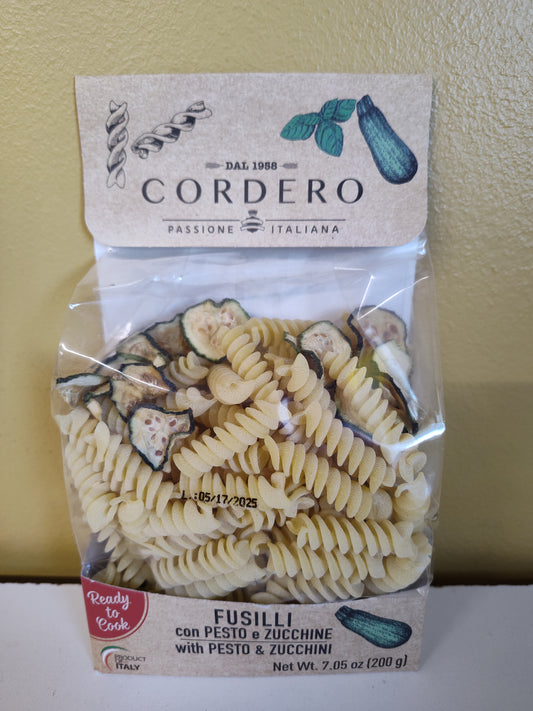 Cordero Fusilli with Pesto & Zucchini