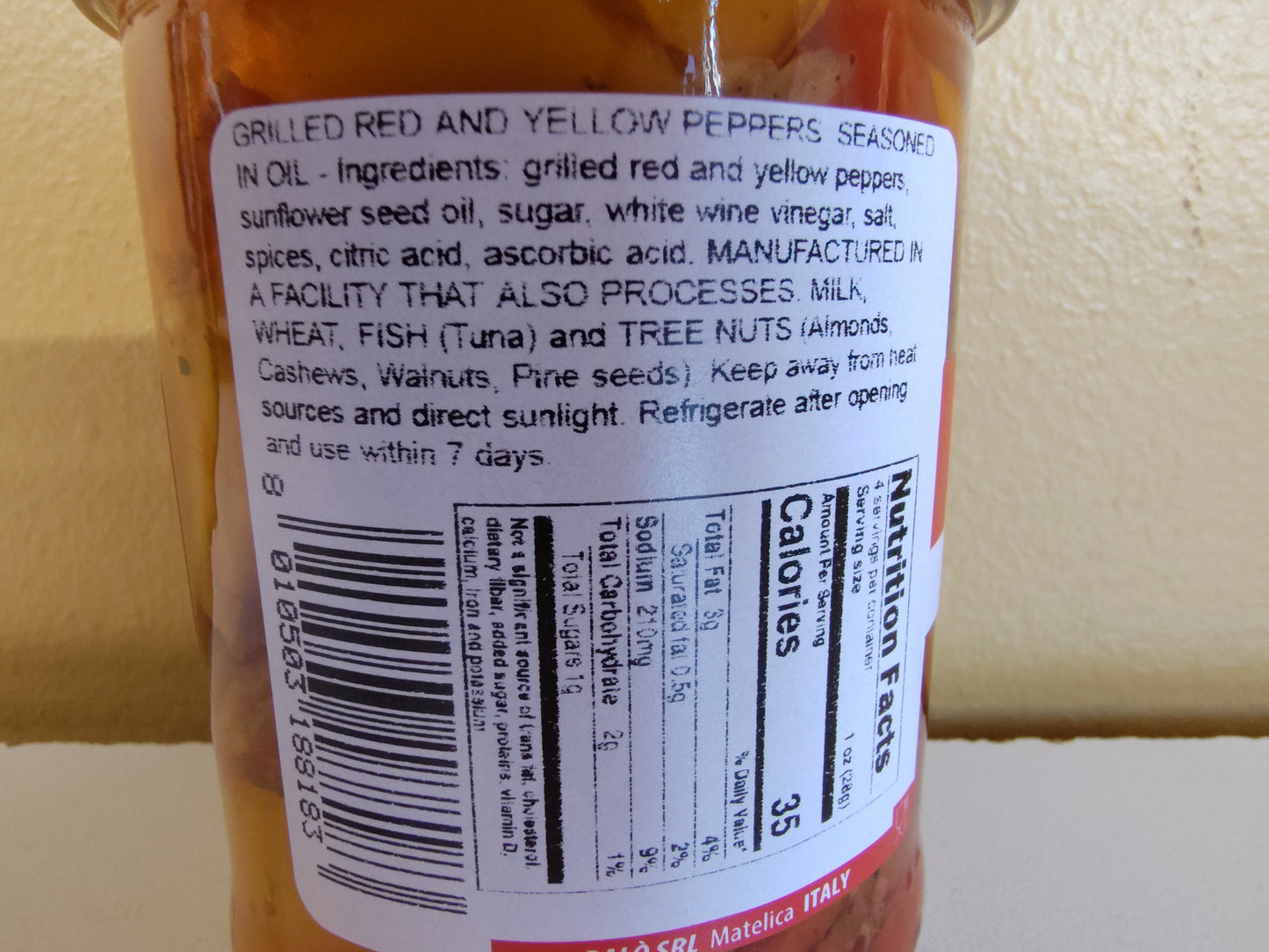 Castellino Grilled red and yellow peppers