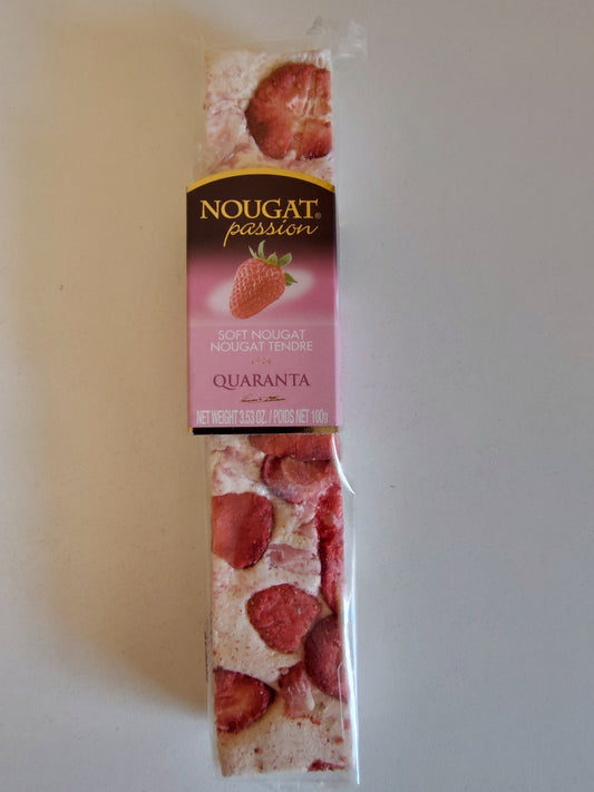 Nougat with Strawberries