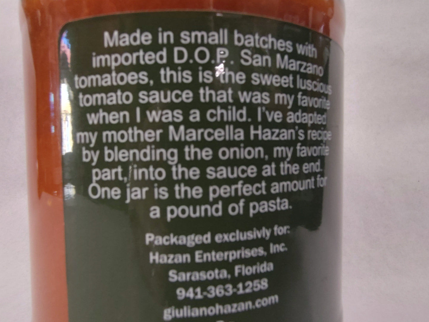 Giuliano Hazan Pasta Sauce