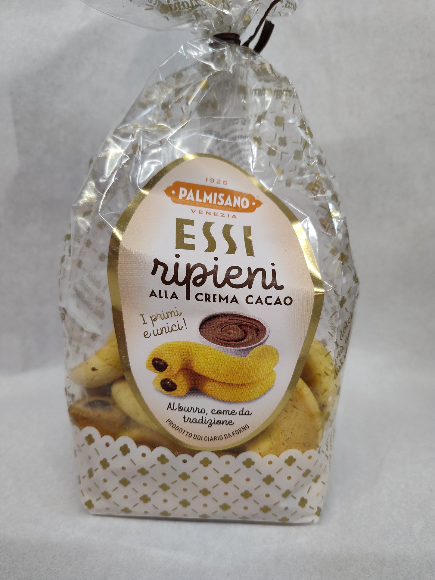 Palmisano Cookies, Cocoa Cream Filled S Shape