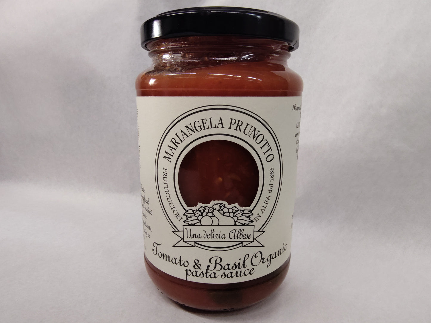 Mariangela Prunotto Organic Tomato with Basil Pasta Sauce
