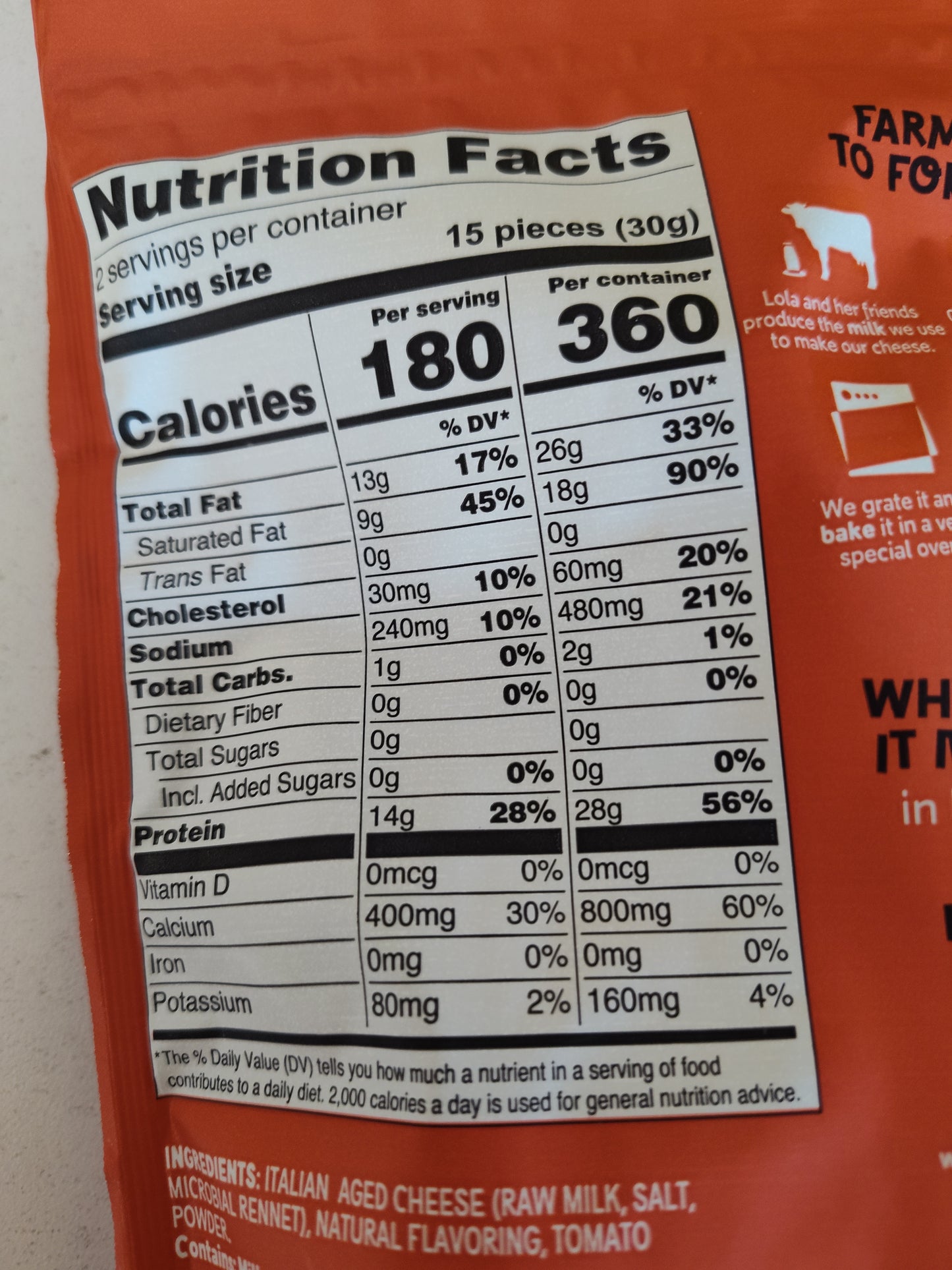 Granarolo Cheese Crisps Pizza