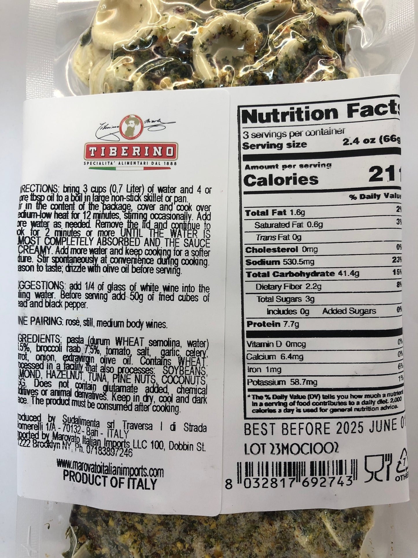 Marovato Orecchiette with Broccoli