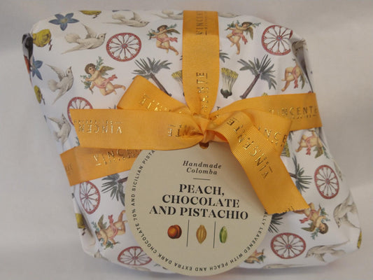 Vincente Colomba Cake Peach and Chocolate
