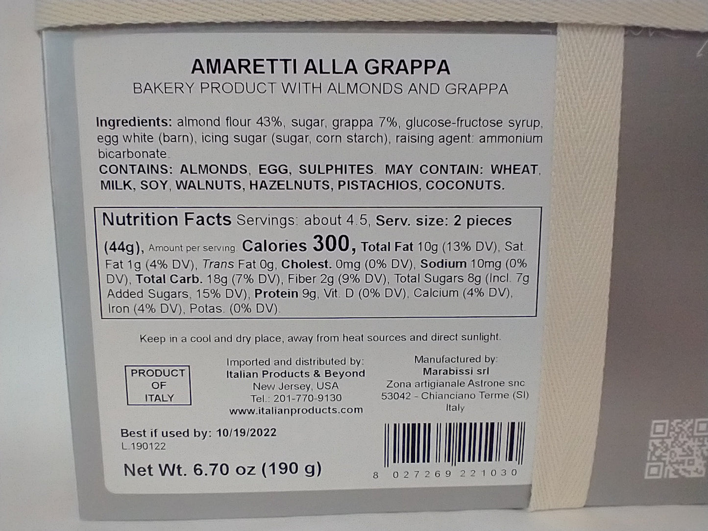 Marabissi Amaretti Grappa