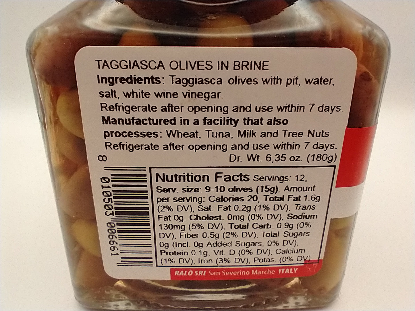 Castellino Taggiasca Olives