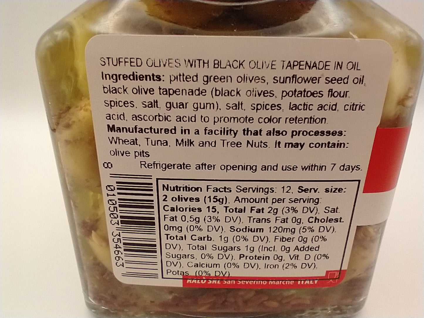 Castellino Olives Stuffed with Olive Tapenade