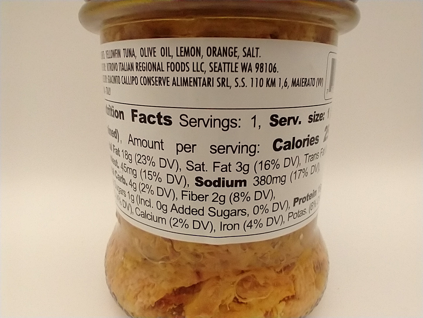 Tuna Chunks with Calabrian Citrus