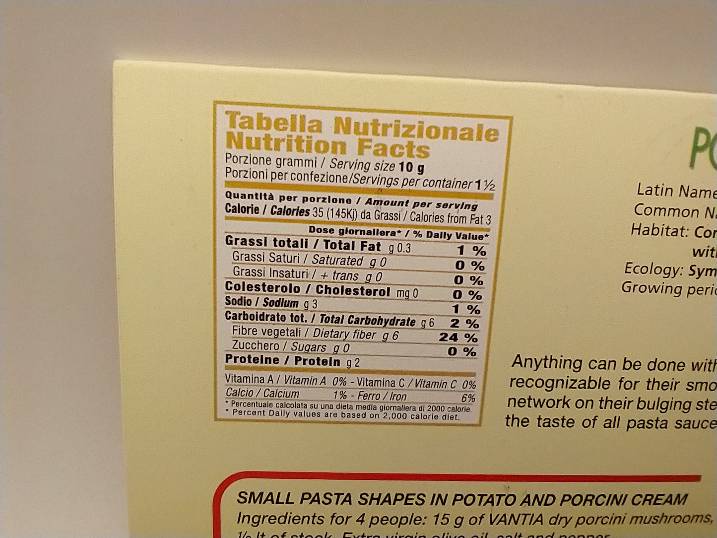 Dried Porcini Mushrooms