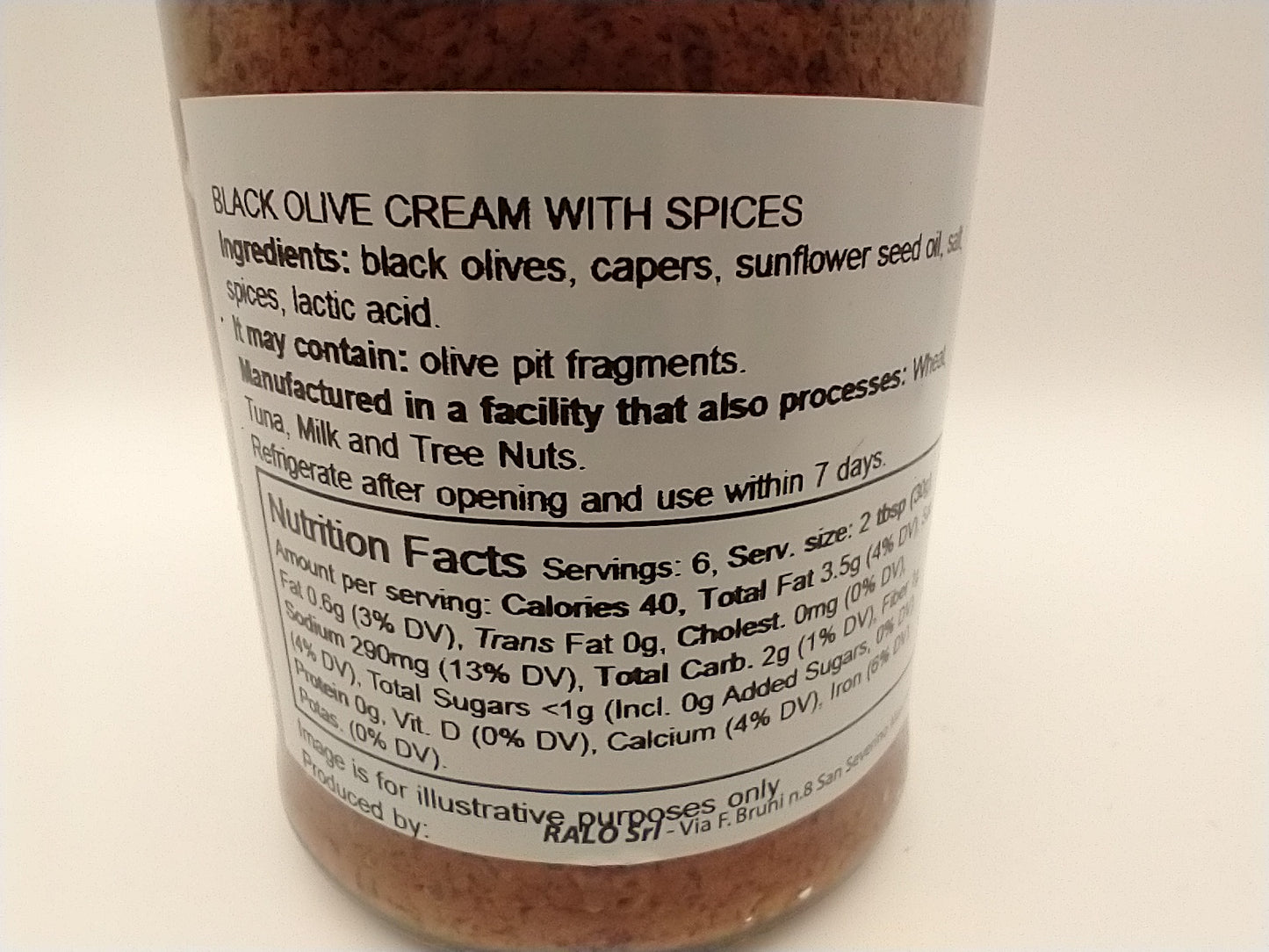 Castellino Black Olive Cream Spread