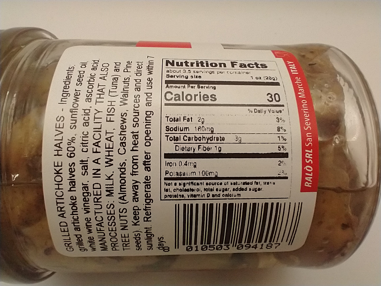 Castellino Grilled Artichoke Halves