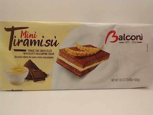 Balconi Mini Tiramisu box of 10