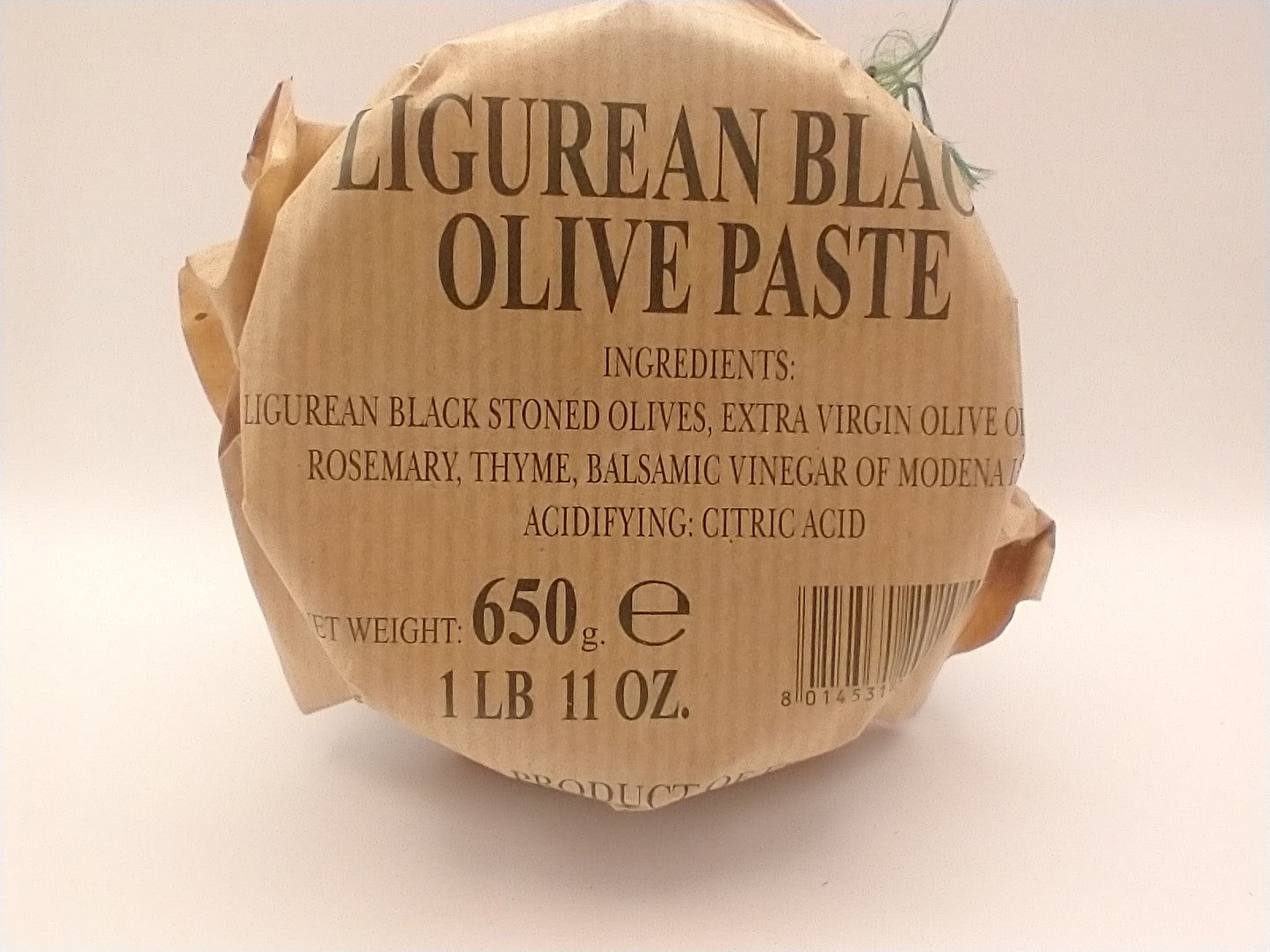 Ligurean Black Olive Paste Large