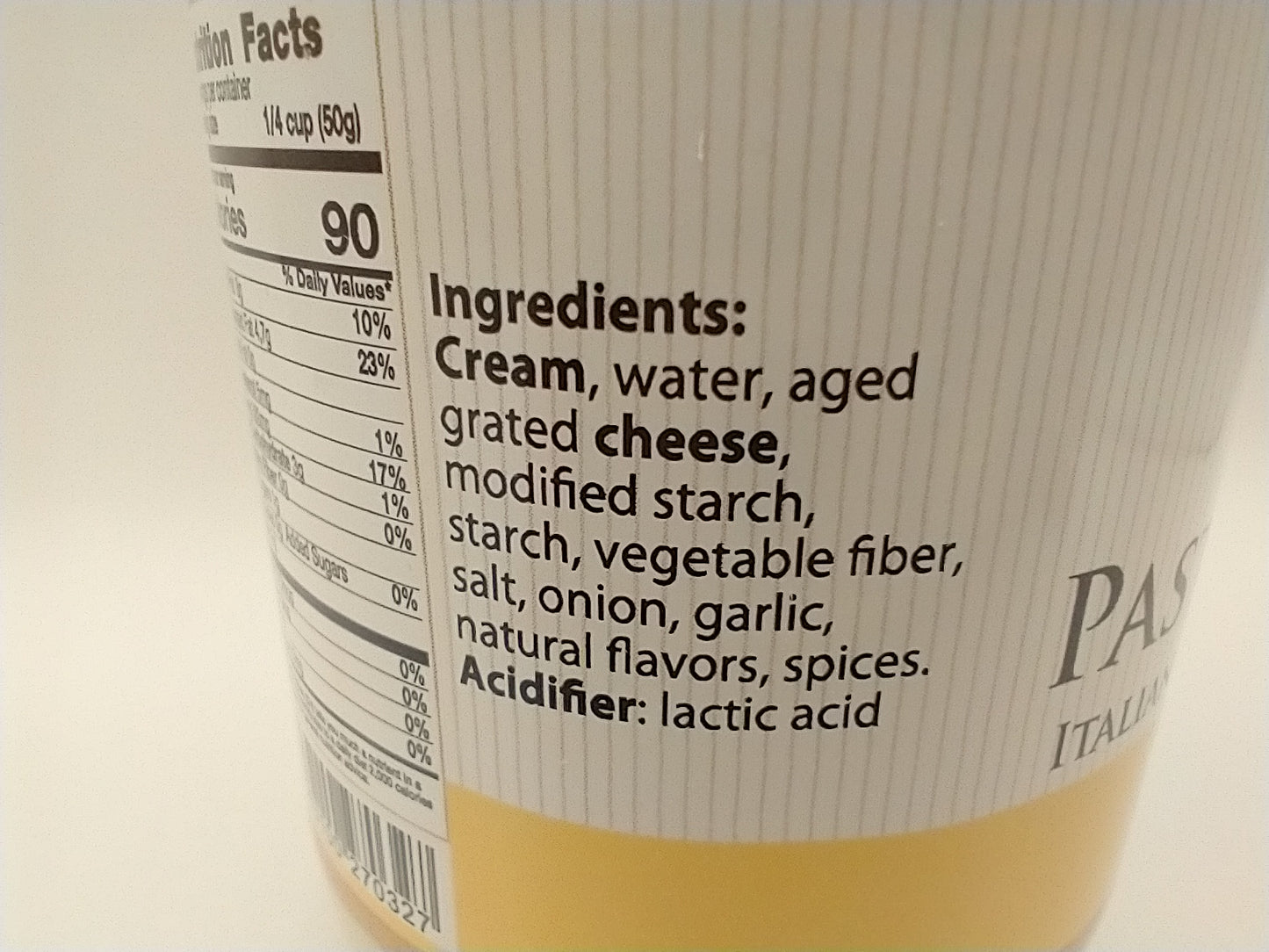 Pasta Sauce Alfredo
