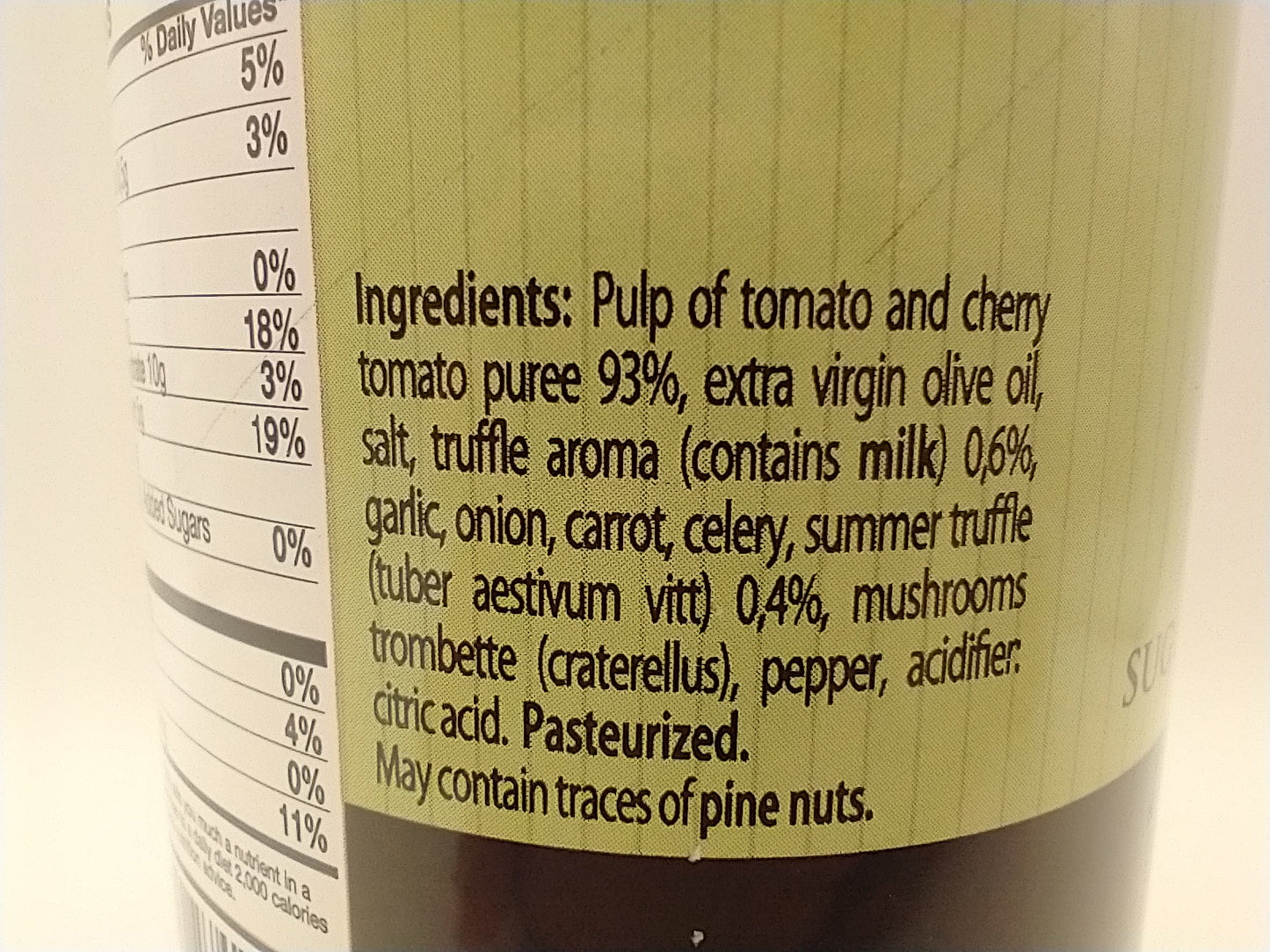 Casina Rossa Truffle Pasta Sauce