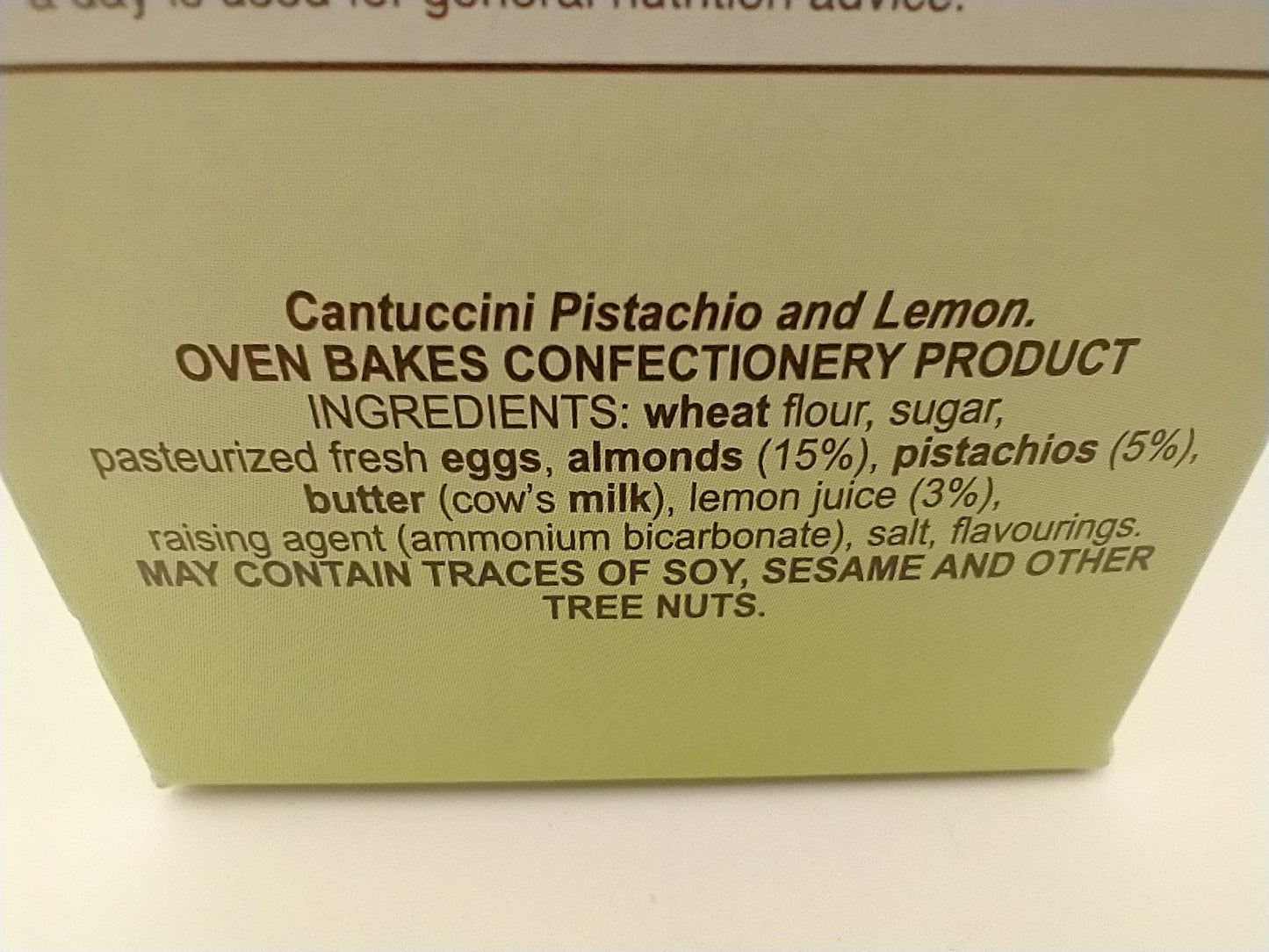 Cantuccini Pistachio and Limone