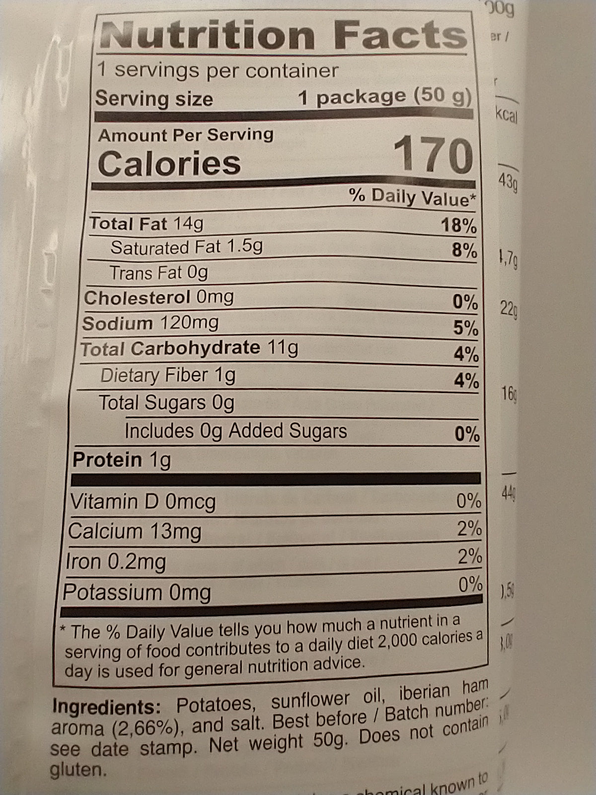 Torres Iberian Ham Chips Small