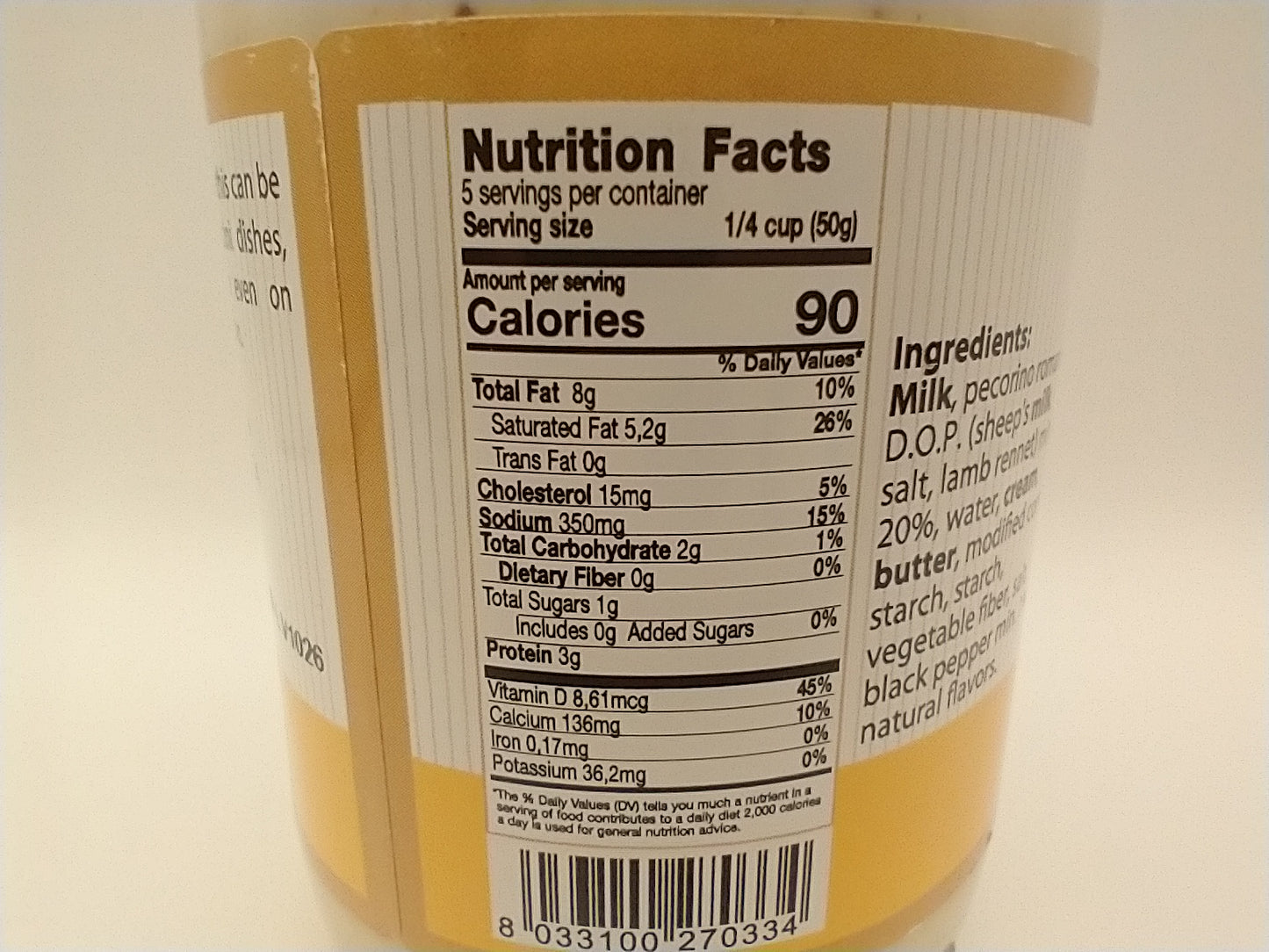 Cacio e Pepe Pasta Sauce