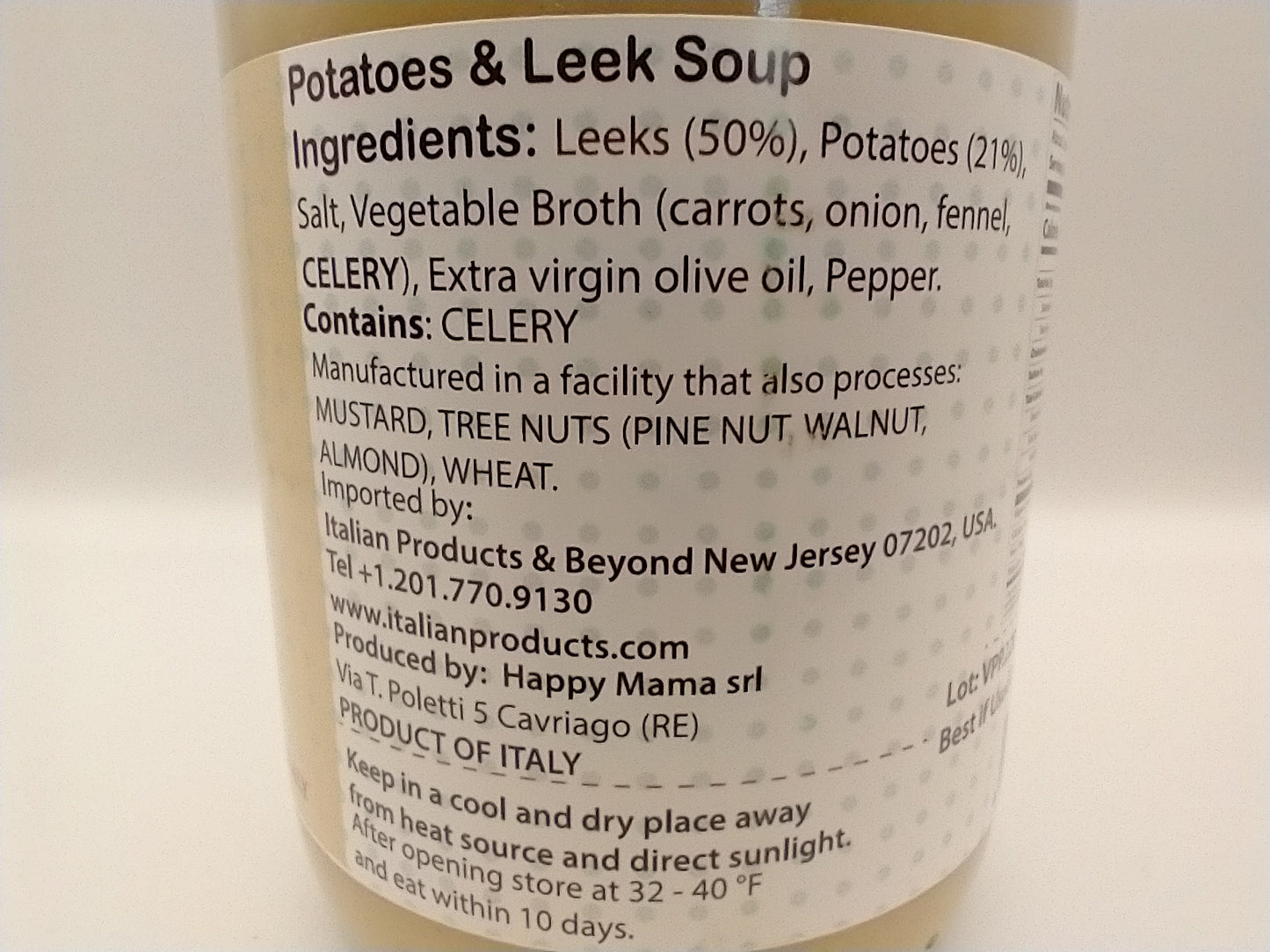 Happy Mama Potatoes & Leek Soup