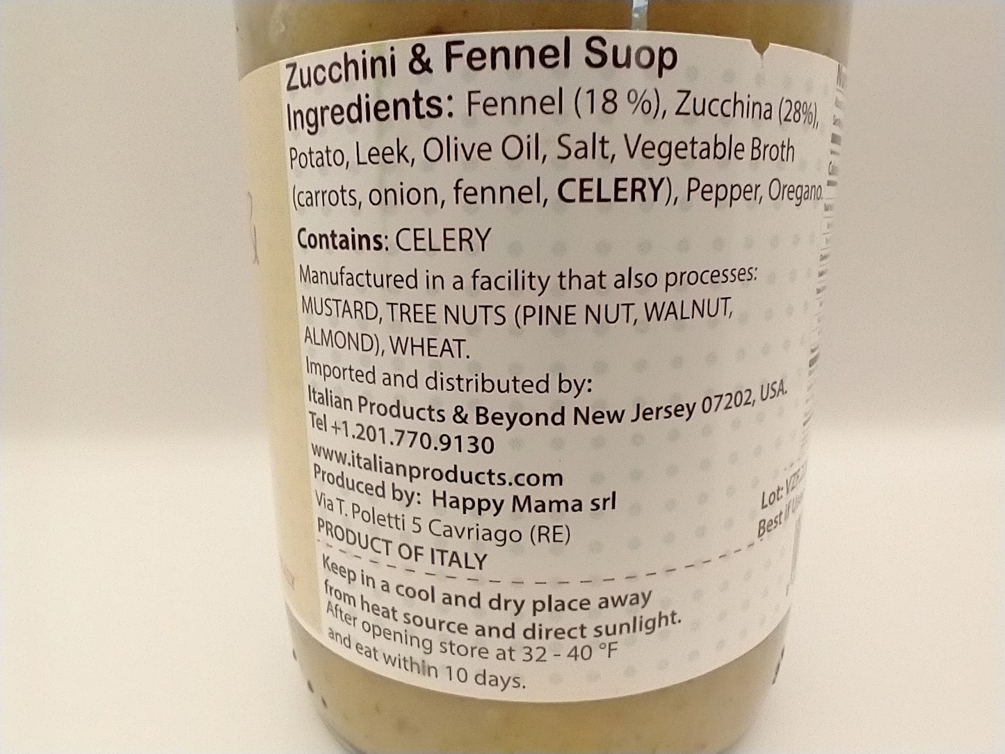 Happy Mama Zucchini & Fennel Soup