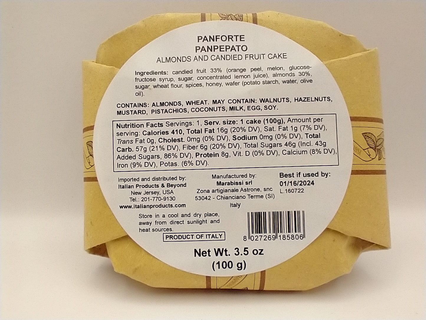 Panforte Marabissi Panpepato