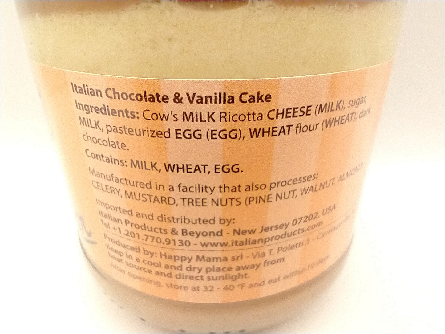 Happy Mama Italian Chocolate & Vanilla Cake