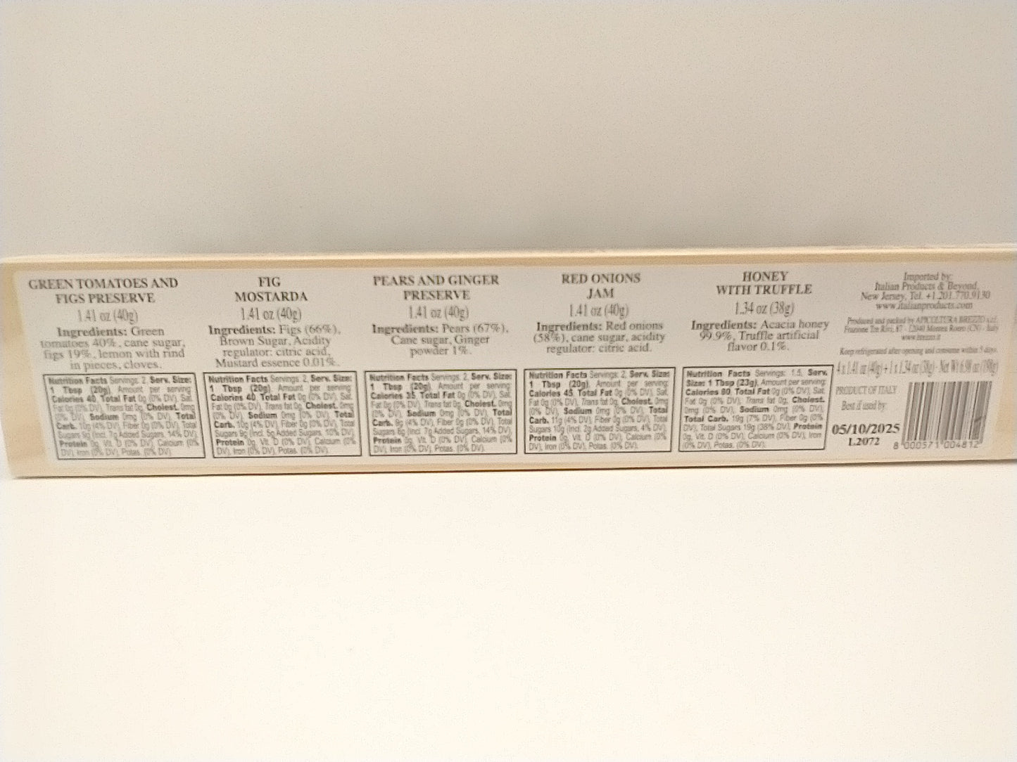 Brezzo Mixed Condiments for Cheese