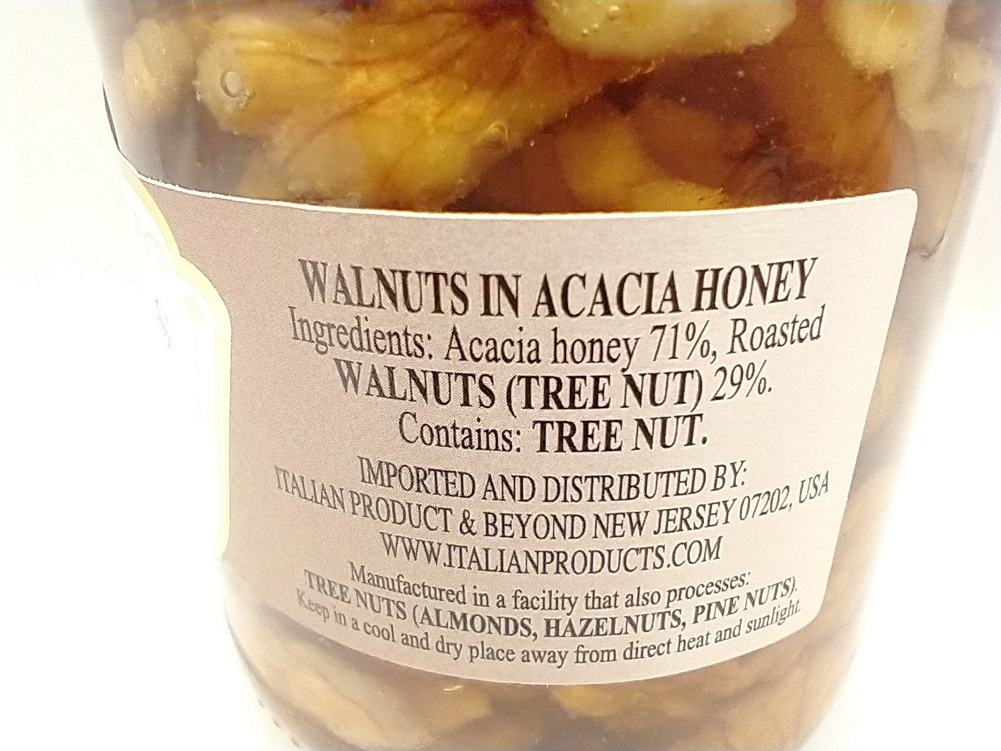 Brezzo Walnuts in Acacia Honey