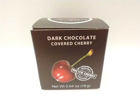 Dark Chocolate Covered Grappa Dipped Cherries