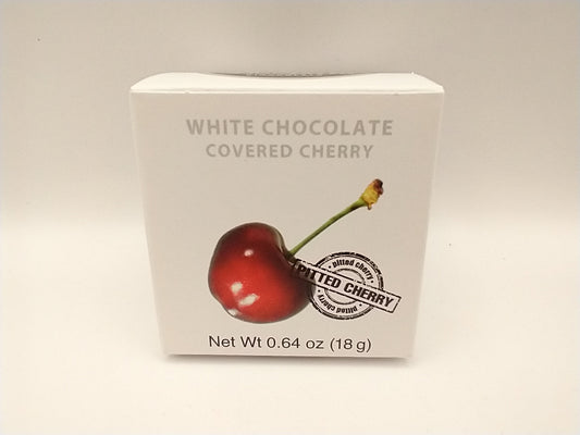 White Chocolate Covered Grappa Dipped Cherries