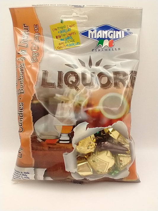 Mangini Liquore Filled Caramel Candies