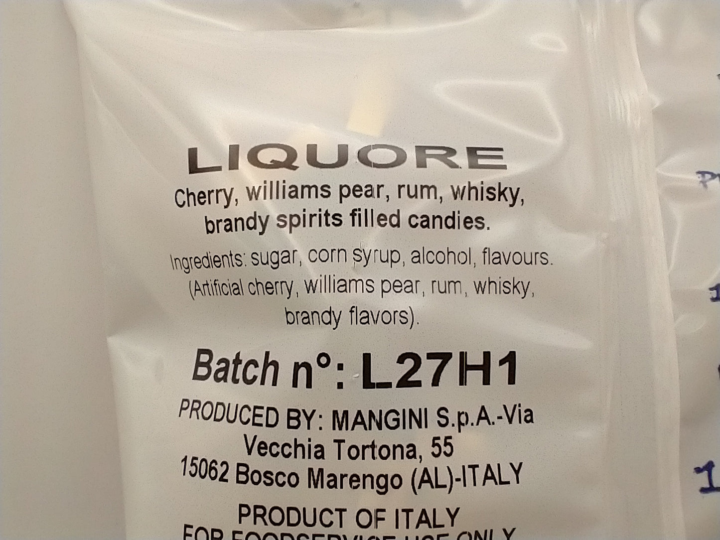 Mangini Liquore Filled Caramel Candies