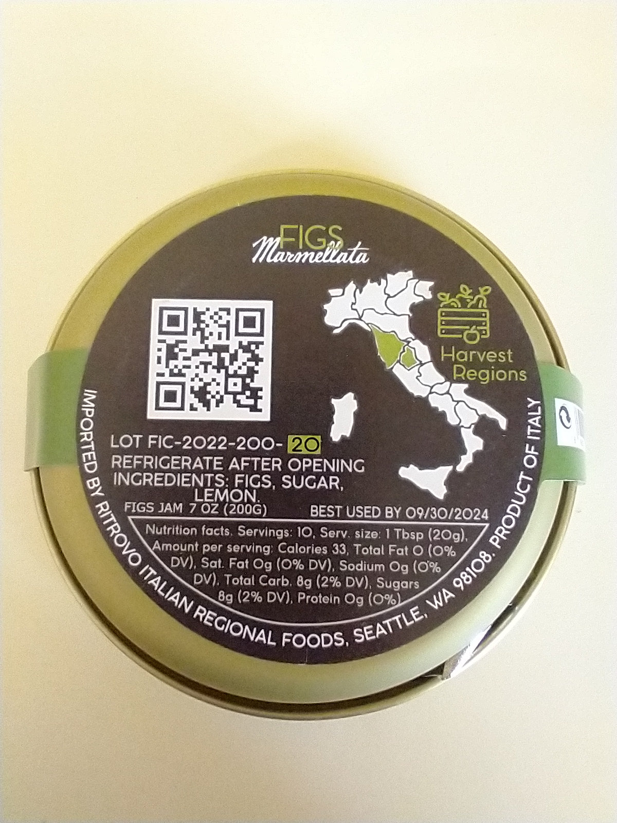 Pure Stagioni Fig Jam