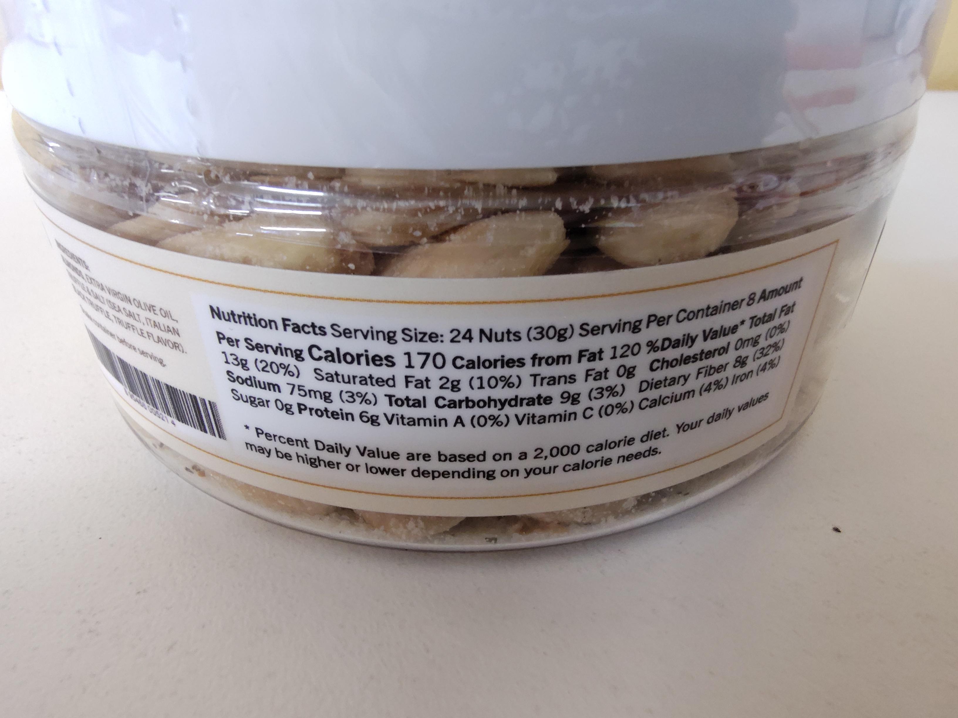 Ritrovo Toasted Almonds with Truffle and Salt