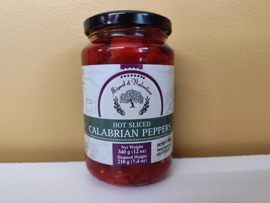 Miguel & Valentino Hot Sliced Calabrian Red Peppers
