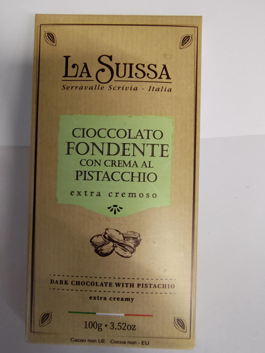 La Suissa Dark Chocolate Pistachio Bar