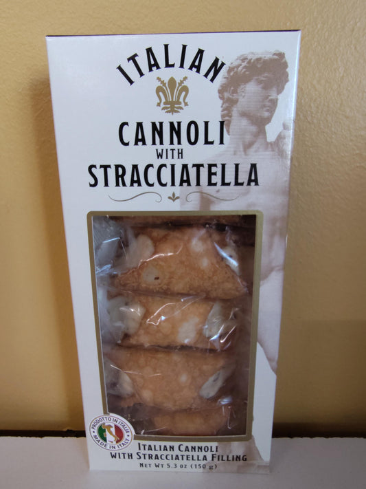 Italian Cannoli with Stracciatella