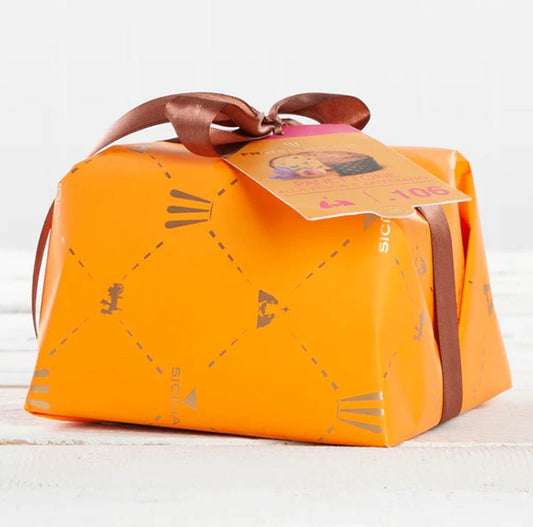 Fratellisicilia Panettone with Peach and Saffron