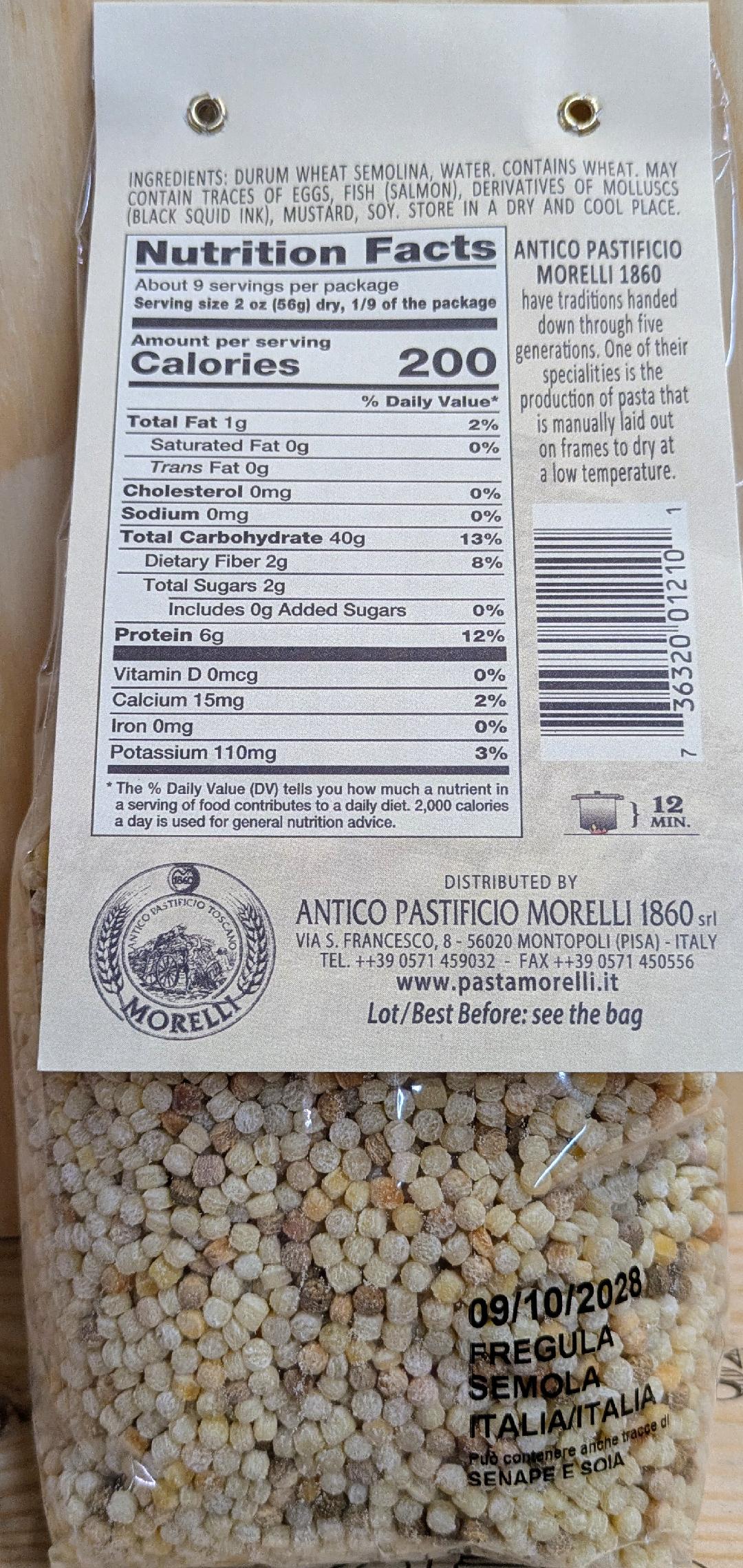 Morelli Fregola Sarda Toasted