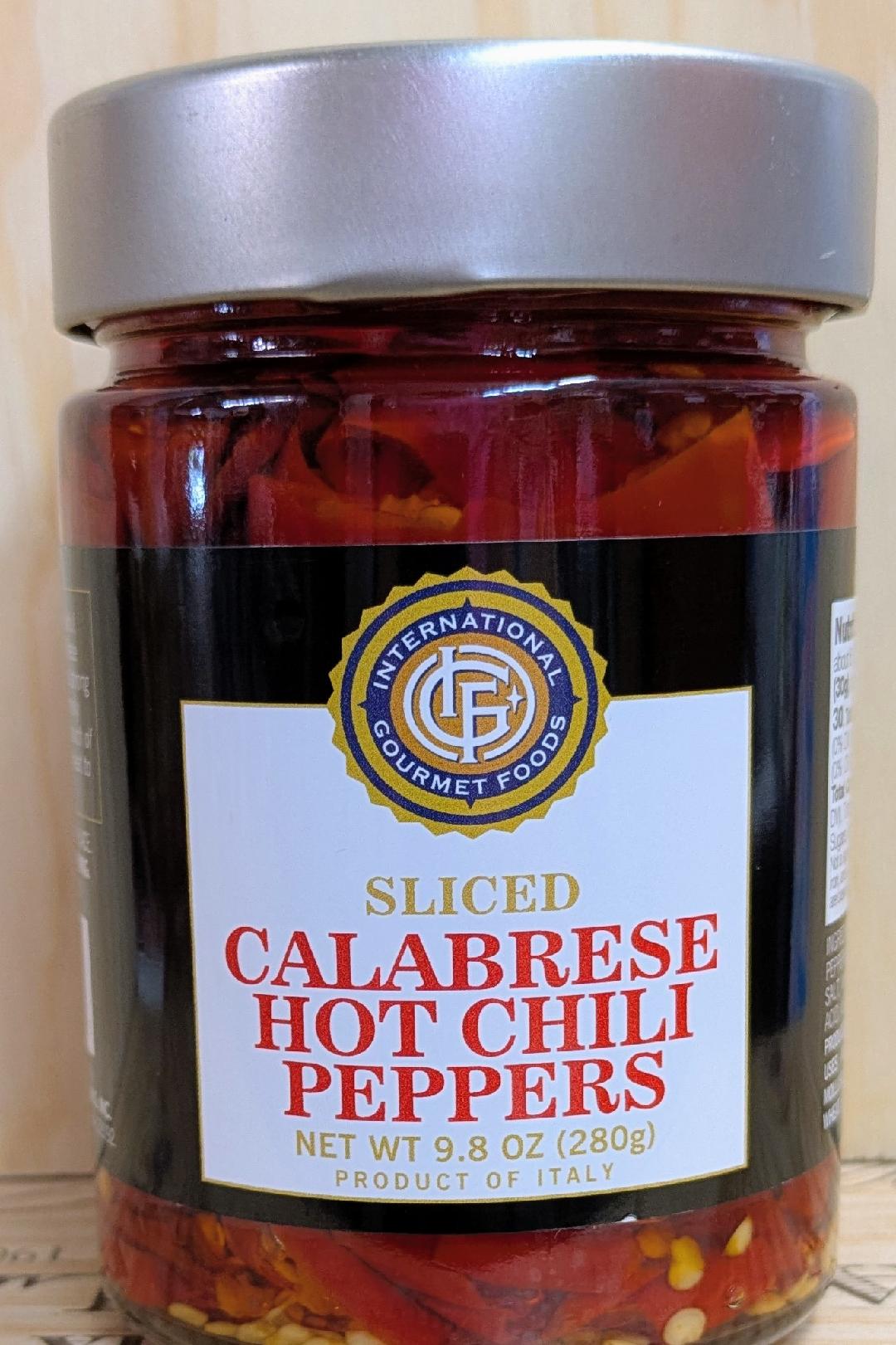 IGF Hot Sliced Calabrian Red Peppers