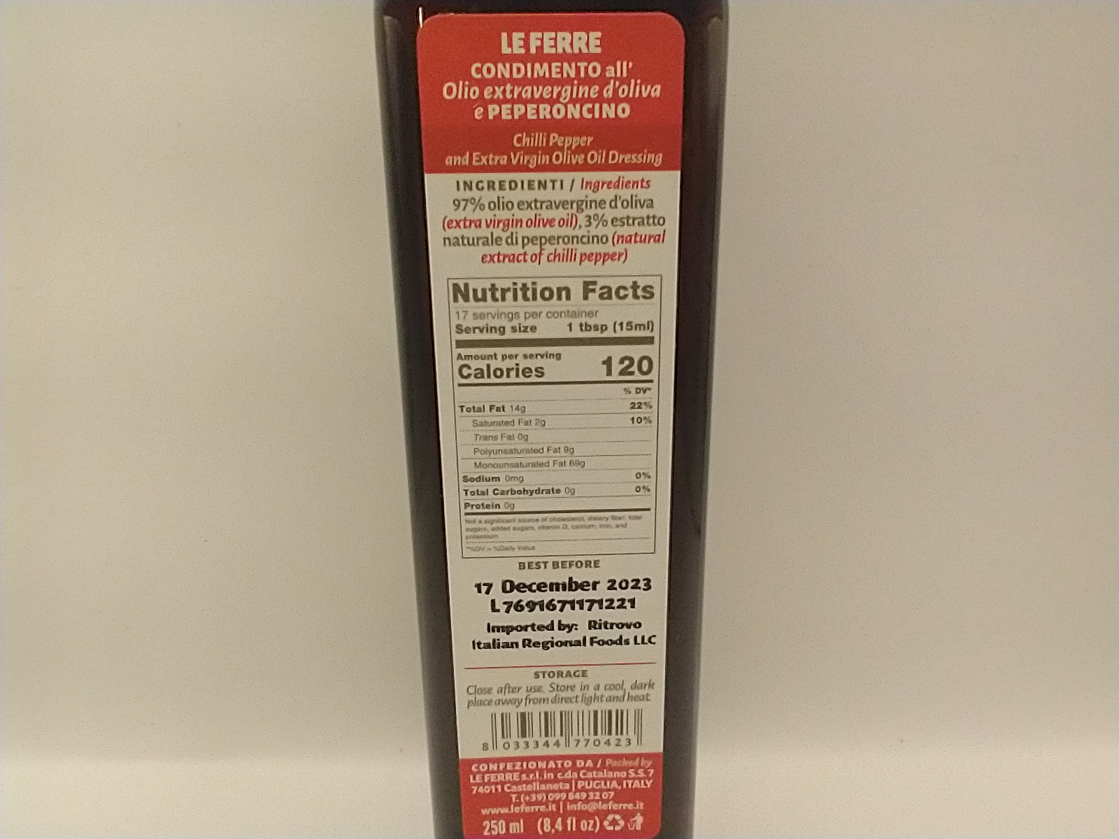 Chilli Pepper Olive Oil