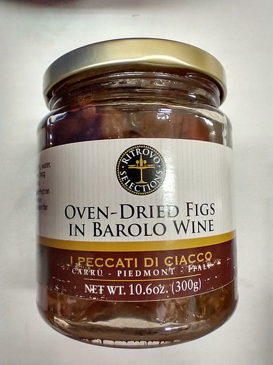 Oven Dried Figs Barolo Wine