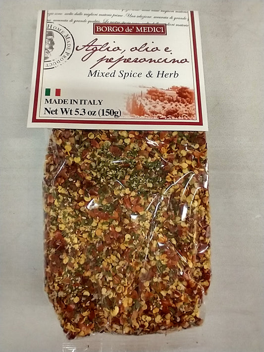 Aglio, Olio, & Peperoncino Mixed Spices 3.5 ounce bag