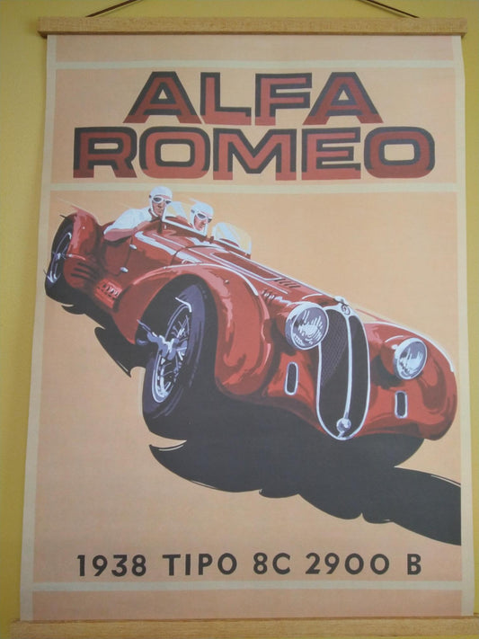 Alfa Romero Vintage Poster
