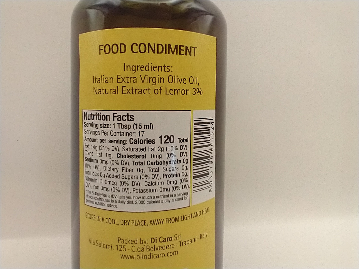 Carmela Di Caro Lemon EVOO
