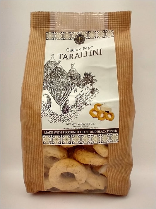 Cacio e Pepe Taralli with Pecorino and Black Pepper