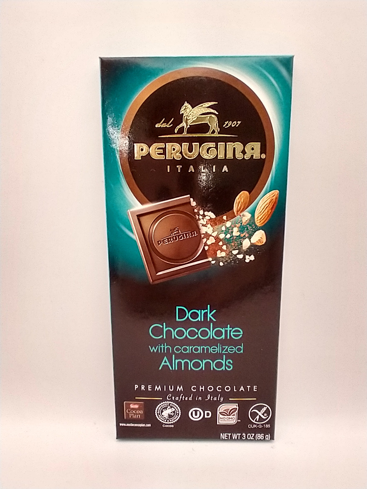 Perugina Dark Chocolate with Caramelized Almonds Bar